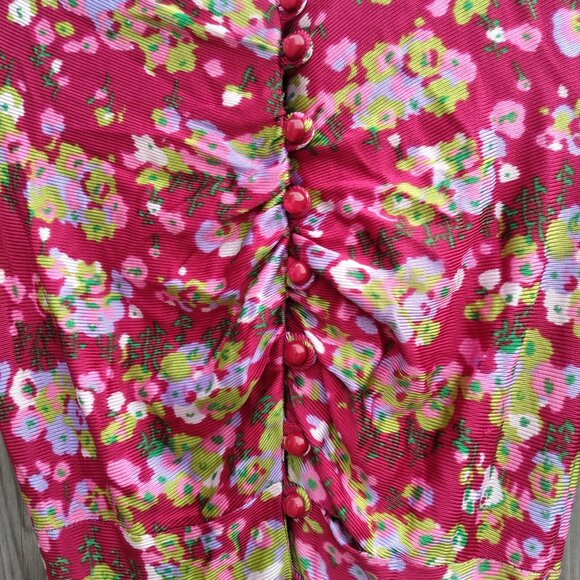 Vintage Peignoir Robe Over Dress 28" Bust 22" Waist Dressing Gown Dress Duster - Picture 5 of 16